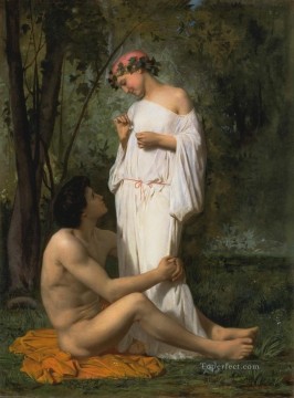 Idylle 1851 William Adolphe Bouguereau desnudo Pinturas al óleo